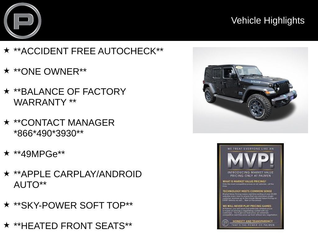 2023 Jeep Wrangler Willys 4xe