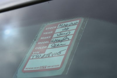 2026 Jeep Wrangler Sport