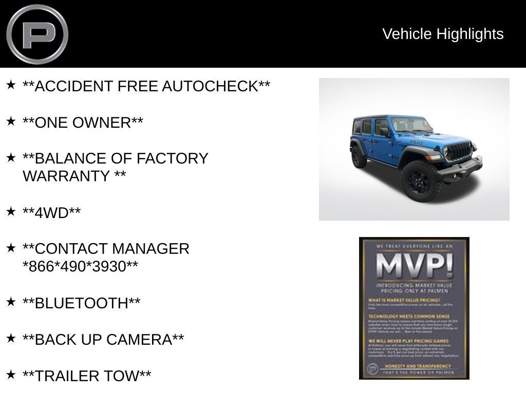 2024 Jeep Wrangler Willys