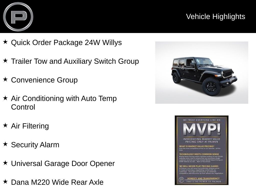 2026 Jeep Wrangler Willys