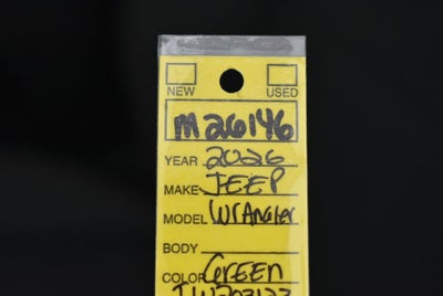 2026 Jeep Wrangler Sport