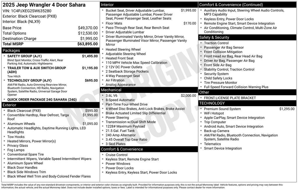 2025 Jeep Wrangler Sahara