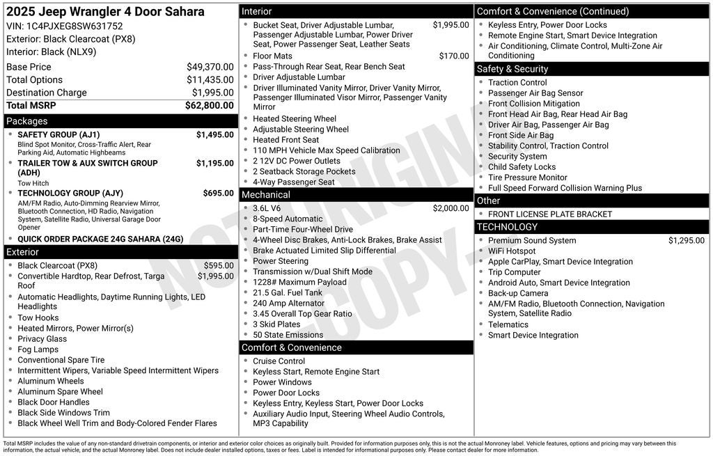2025 Jeep Wrangler Sahara