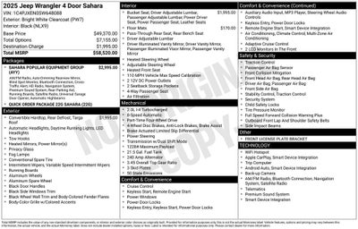 2025 Jeep Wrangler Sahara