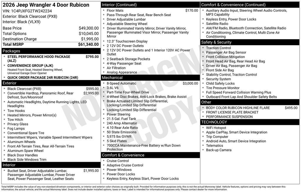 2026 Jeep Wrangler Rubicon