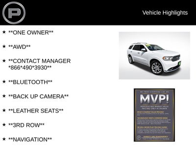 2017 Dodge Durango Citadel