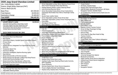 2020 Jeep Grand Cherokee Limited