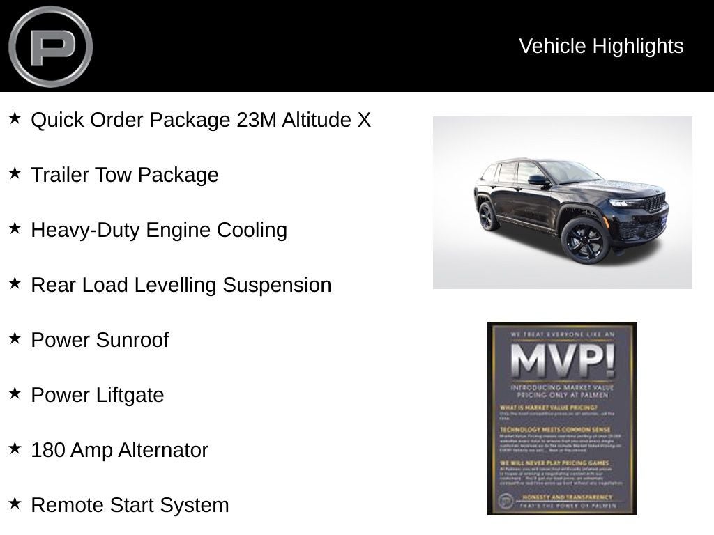 2025 Jeep Grand Cherokee Altitude X
