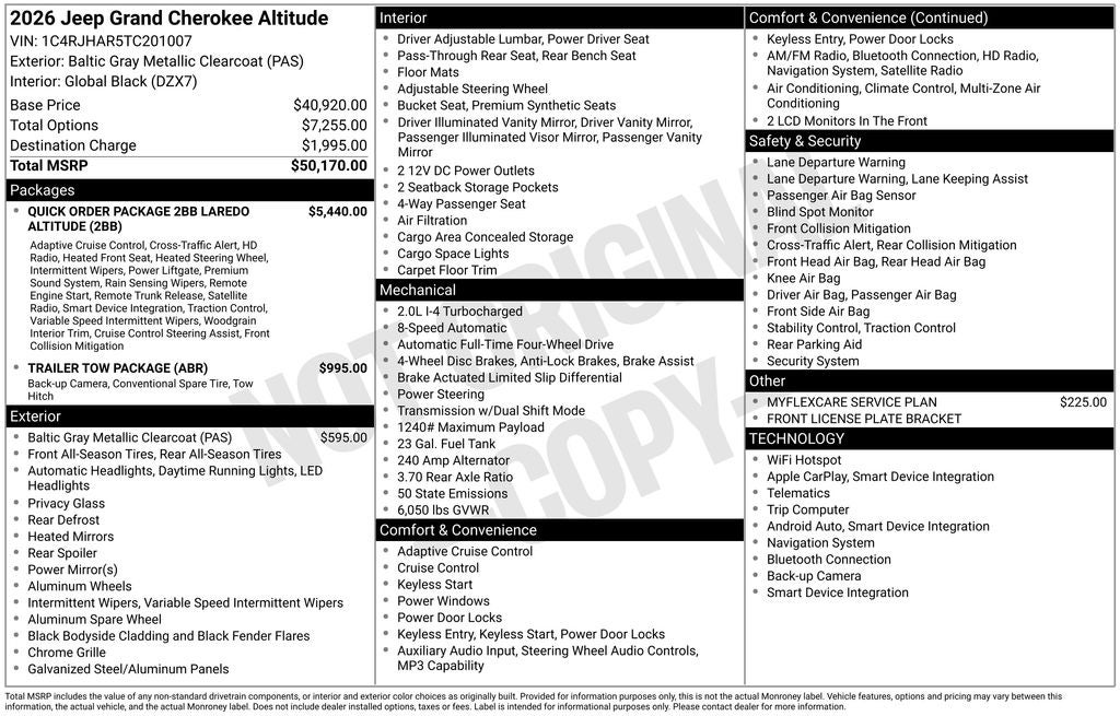 2026 Jeep Grand Cherokee Laredo