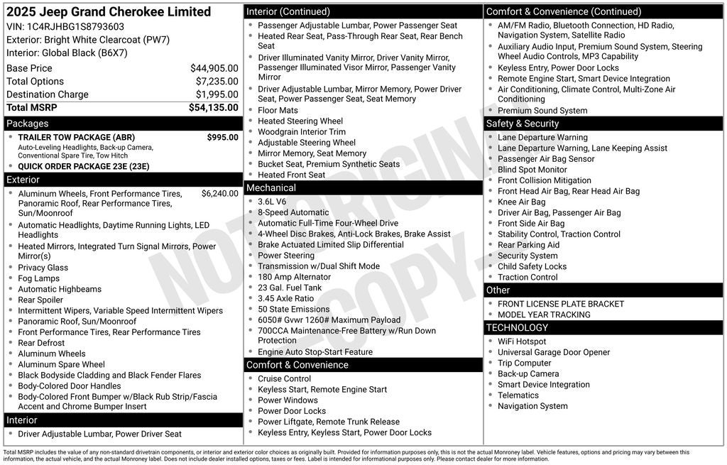 2025 Jeep Grand Cherokee Limited