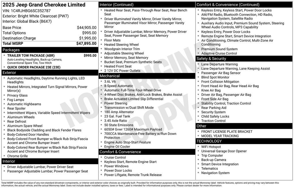 2025 Jeep Grand Cherokee Limited