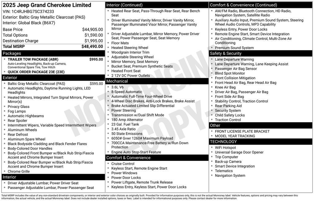 2025 Jeep Grand Cherokee Limited