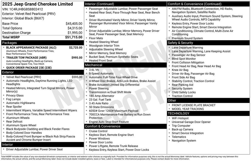 2025 Jeep Grand Cherokee Limited