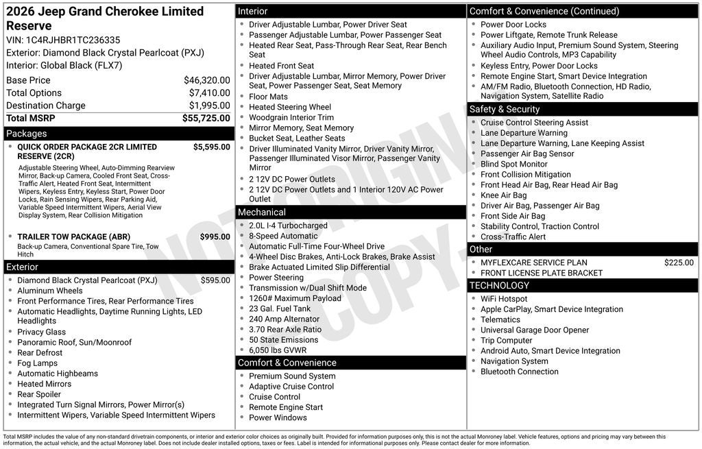 2026 Jeep Grand Cherokee Limited