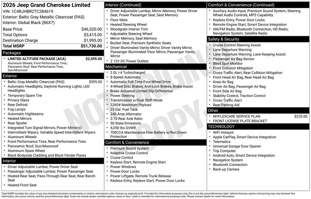 2026 Jeep Grand Cherokee Limited