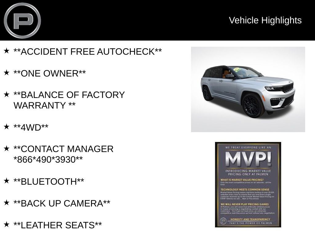 2025 Jeep Grand Cherokee Summit Reserve