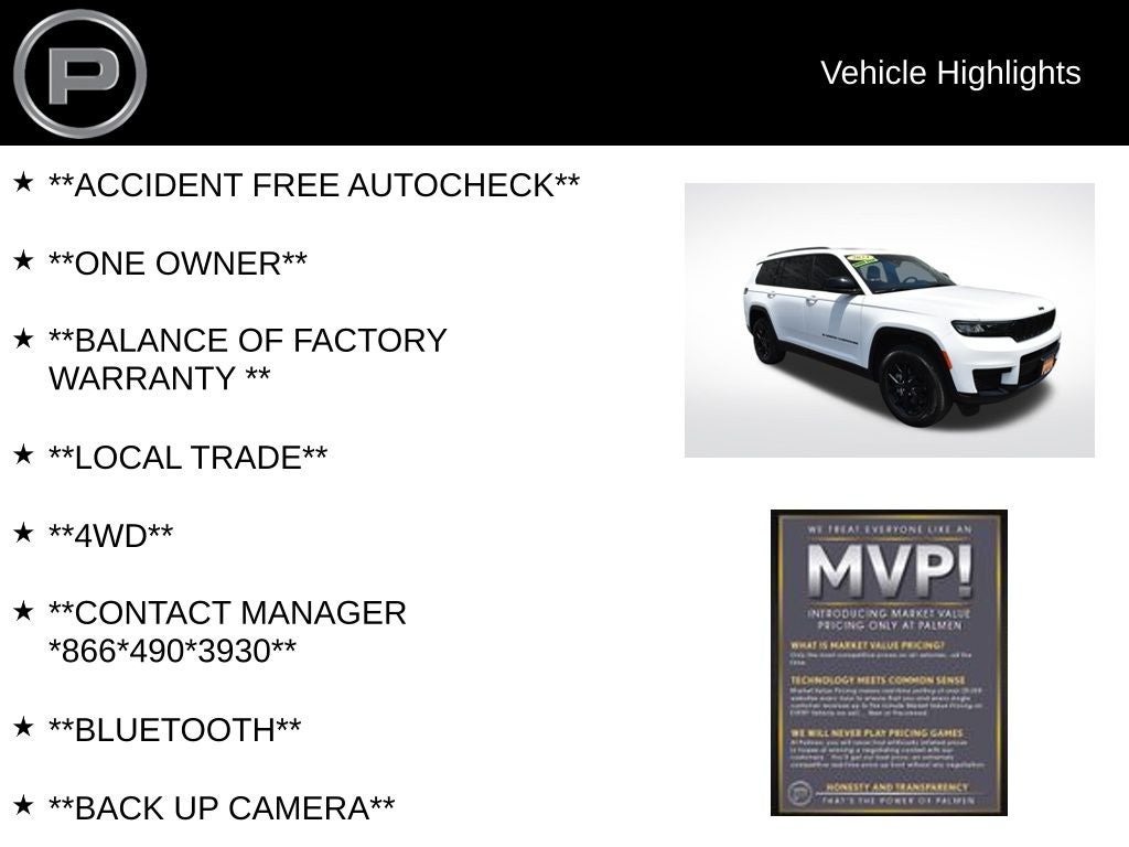 2024 Jeep Grand Cherokee L Altitude X