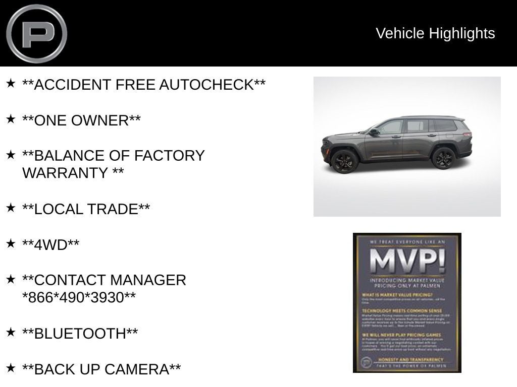 2023 Jeep Grand Cherokee L Altitude X
