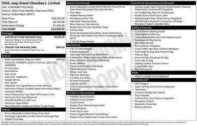 2026 Jeep Grand Cherokee L Limited