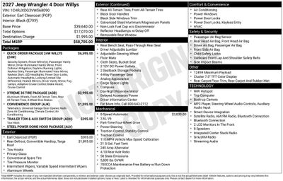 2027 Jeep Wrangler Willys