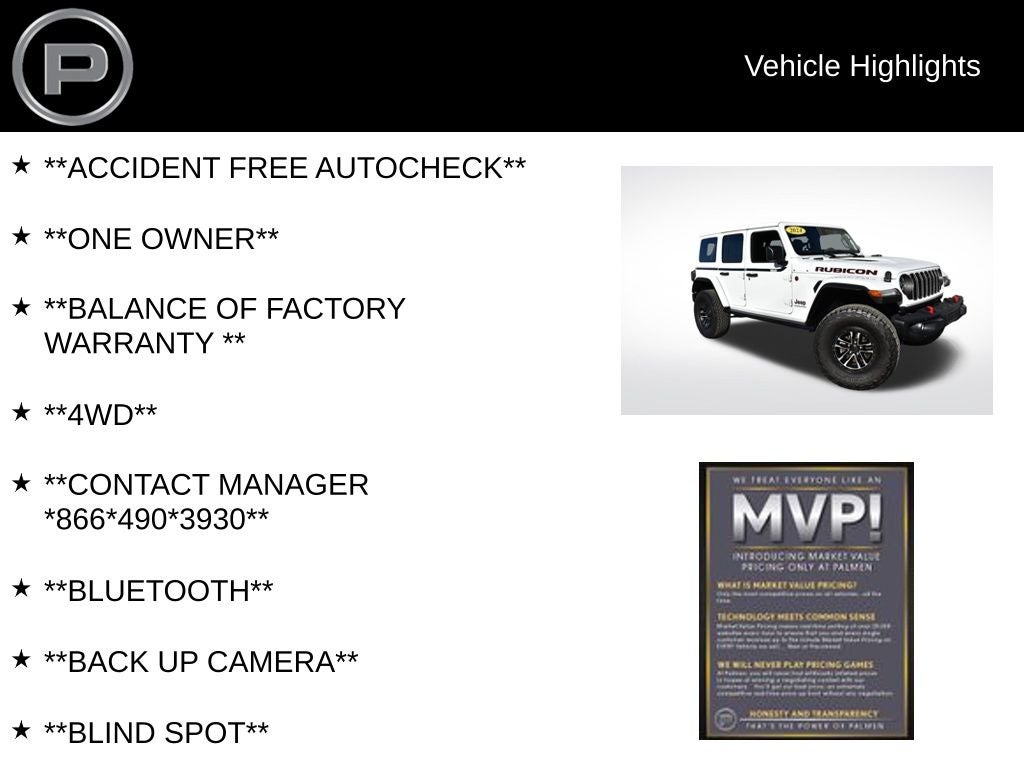 2024 Jeep Wrangler Rubicon X