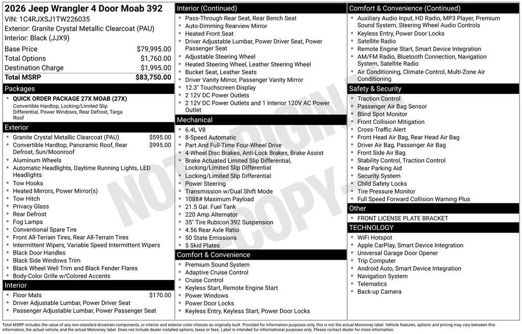 2026 Jeep Wrangler 392