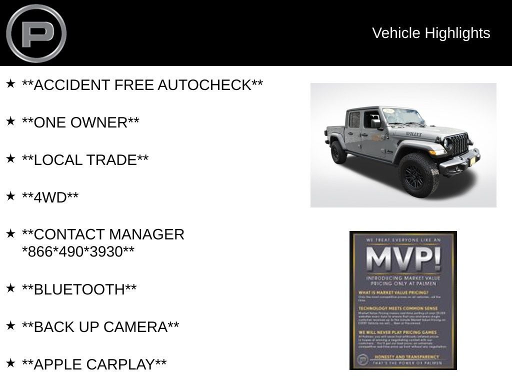 2021 Jeep Gladiator Willys