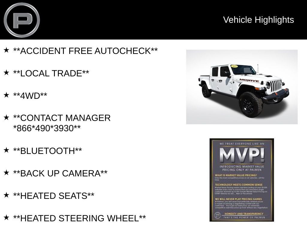 2022 Jeep Gladiator Mojave