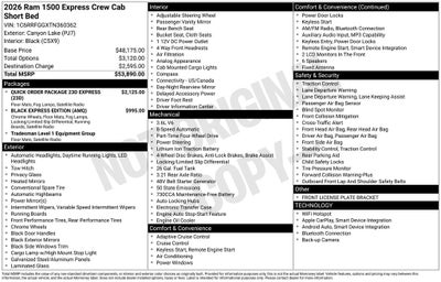 2026 RAM 1500 Express