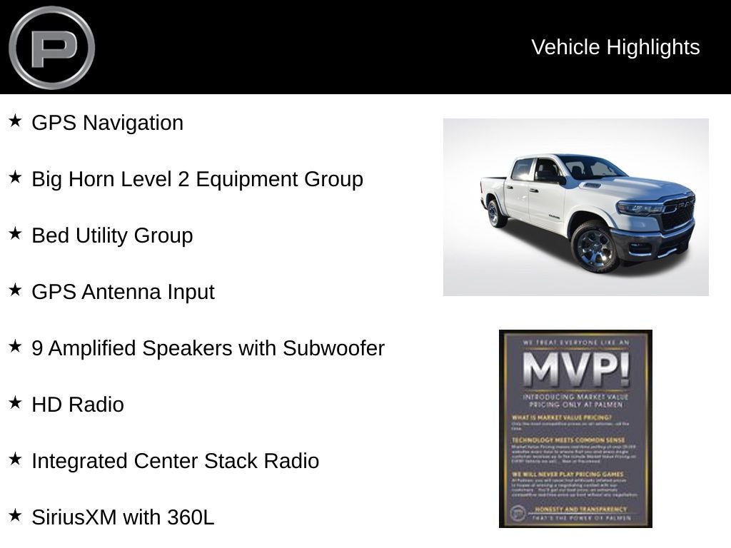 2026 RAM 1500 Big Horn/Lone Star