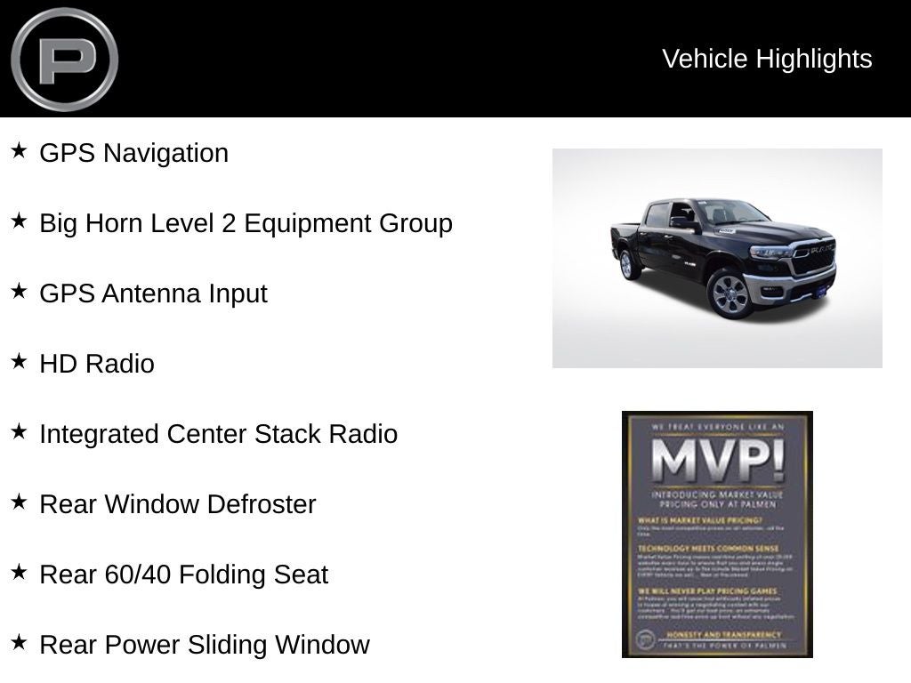 2026 RAM 1500 Big Horn/Lone Star