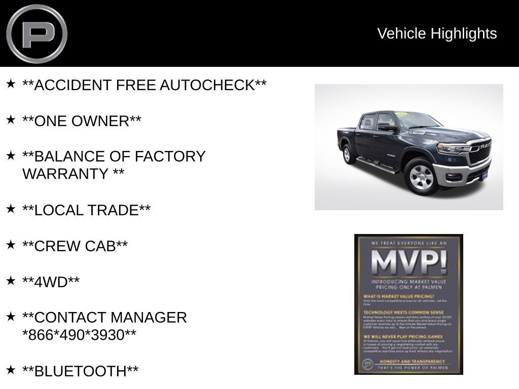 2025 RAM 1500 Big Horn/Lone Star