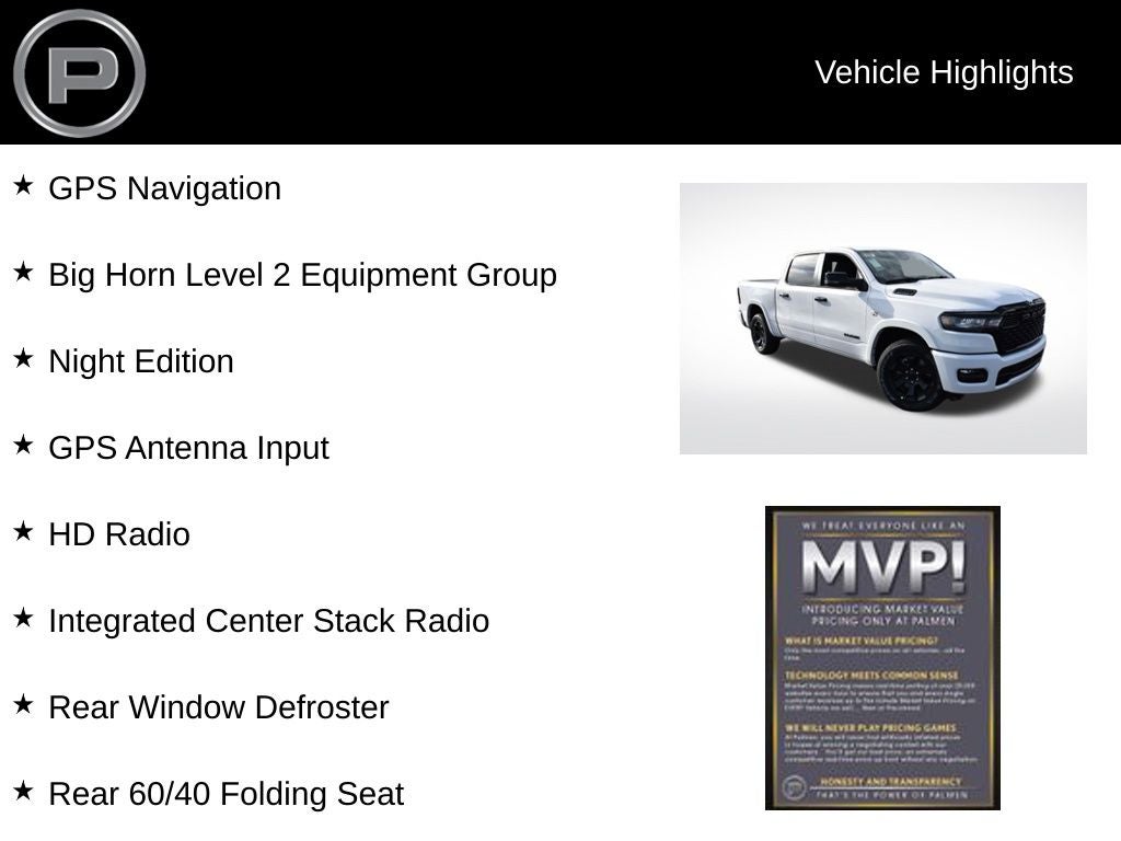 2026 RAM 1500 Big Horn/Lone Star