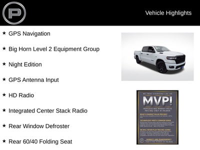 2026 RAM 1500 Big Horn/Lone Star