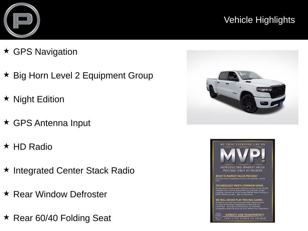 2026 RAM 1500 Big Horn/Lone Star