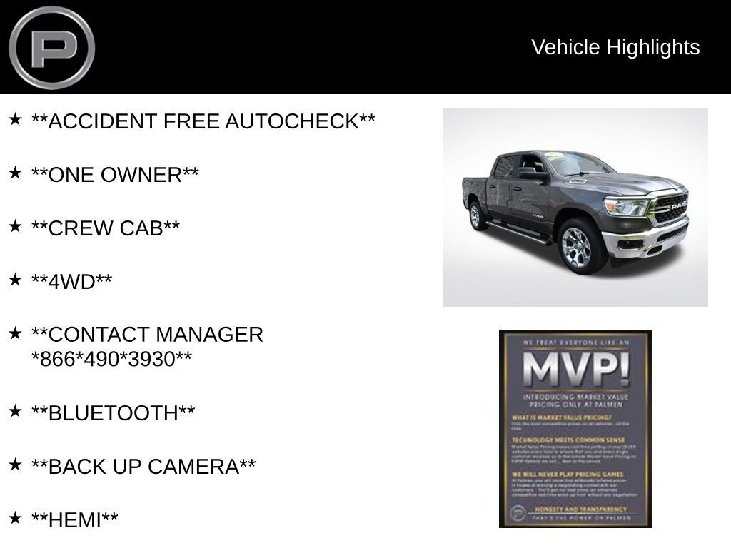 2022 RAM 1500 Big Horn/Lone Star
