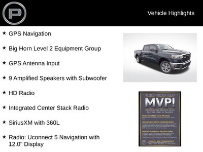 2026 RAM 1500 Big Horn/Lone Star