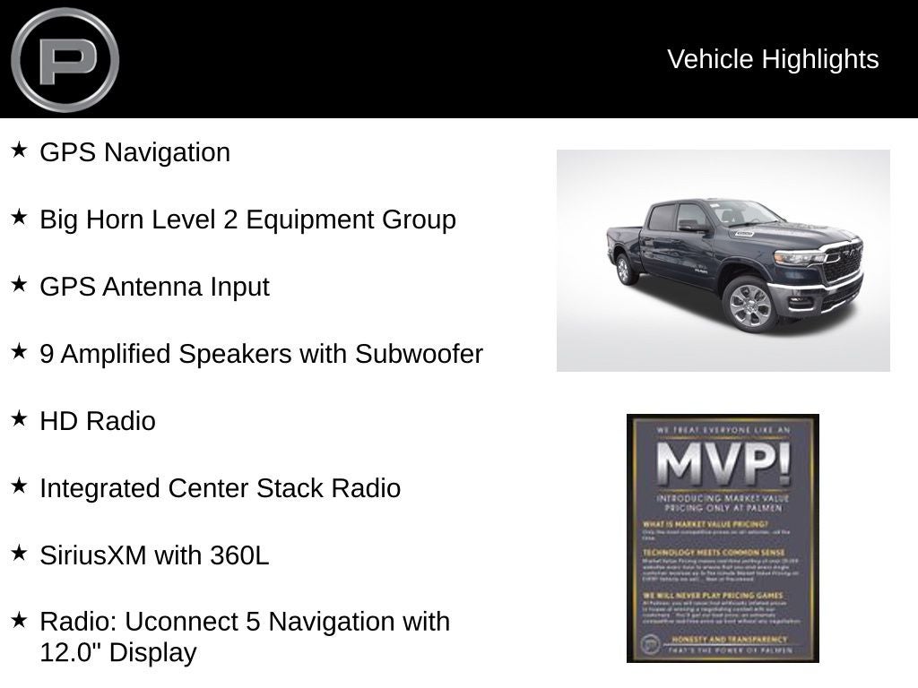 2026 RAM 1500 Big Horn/Lone Star