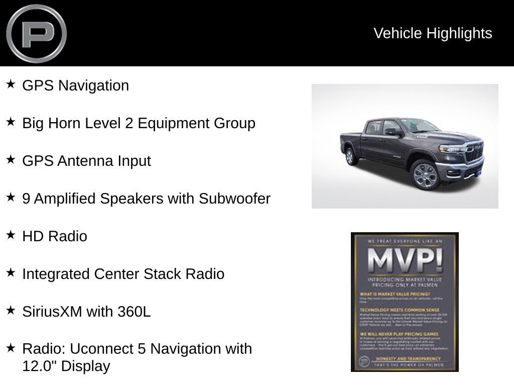 2026 RAM 1500 Big Horn/Lone Star