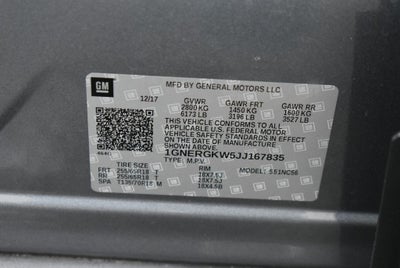 2018 Chevrolet Traverse LT Cloth w/1LT