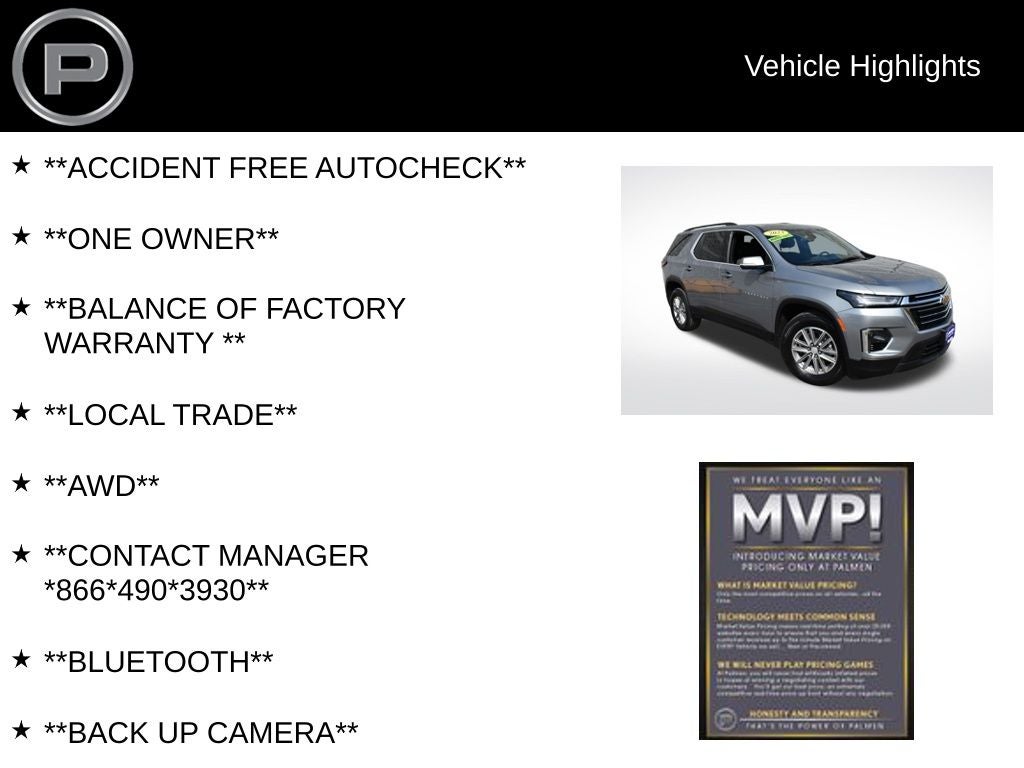 2023 Chevrolet Traverse LT 1LT