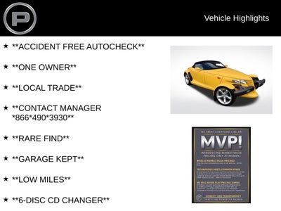 1999 Plymouth Prowler Base