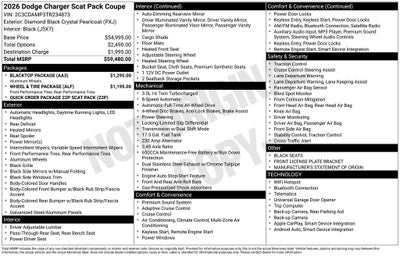 2026 Dodge Charger R/T Scat Pack