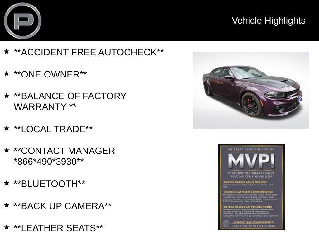 2022 Dodge Charger SRT Hellcat Widebody