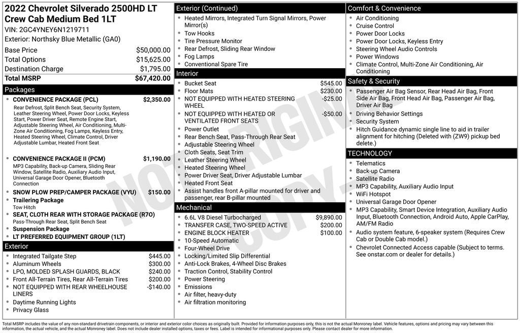 2022 Chevrolet Silverado 2500HD LT