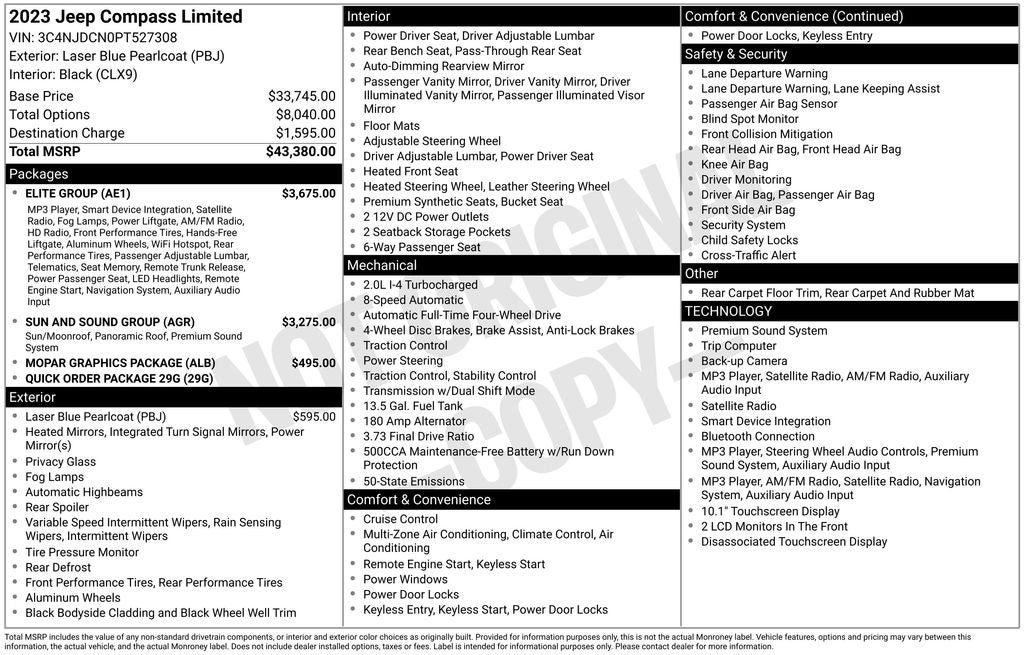 2023 Jeep Compass Limited