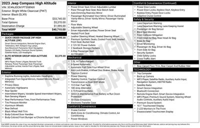2023 Jeep Compass Limited