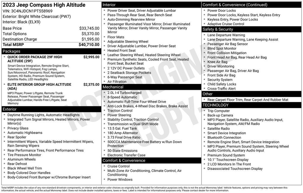 2023 Jeep Compass Limited