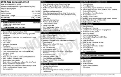 2025 Jeep Compass Limited