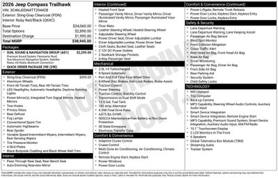 2026 Jeep Compass Trailhawk